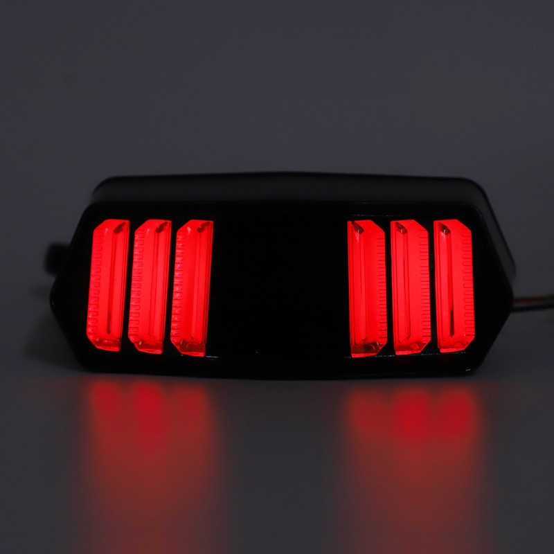 LED Motorcycle Taillight Turn Brake Driving Signal Lamp 42W for