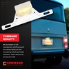 Command Electronics 12V LED License Plate Light with Mounting Bracket