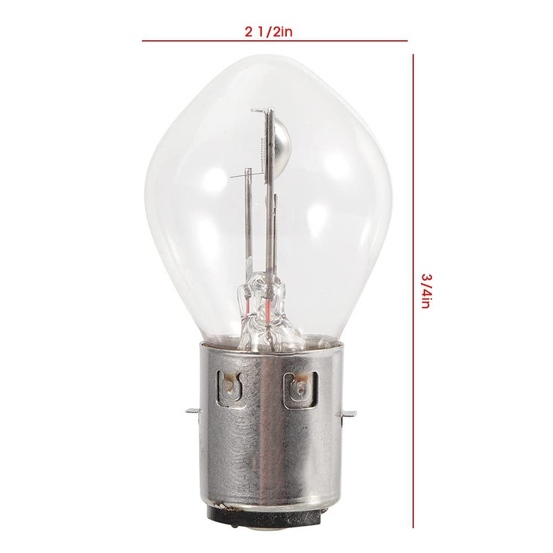 ATV Headlight Bulb,12V 35W Headlight Bulb Fits for Gy6 50cc