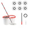 Spin Mop and Bucket with Wringer Set, 360° Spinning Mop