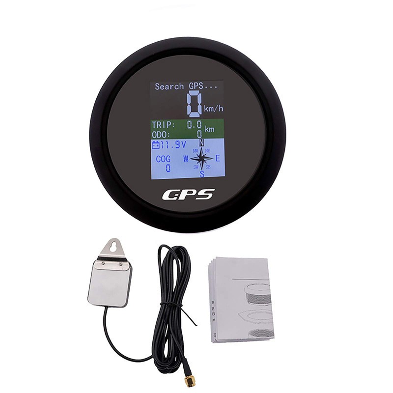 KAOLALI Boat Speedometer GPS Speedometer, 85mm Stainless Waterproof Speed Gauge