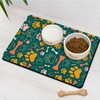 Dog Food Mats for Floors Waterproof, Dog Cat Water Bowl