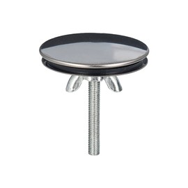 tecuro - Tap Hole Plug Deck Rose (Market Model), Diameter 42-43 mm, for Covering Existing Tap Holes in Sinks, Polished Stainless Steel, Polished - 12023