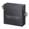 Bi-Directional Coaxial Converter,Optical SPDIF Toslink to Coaxial Toslink and Coaxial