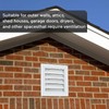 2 Pcs 10" x 10" Gable Vents for Houses Shed