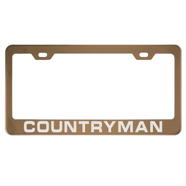 MVP Rose Gold License Plate Frame For Countryman