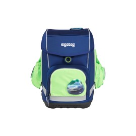 ergobag Pack Side Pockets Zip Set Visibility Set with Side Pockets, Pack, Cubo and Cubo Light Purchased After July 2019, Set of 3, Green, Sports