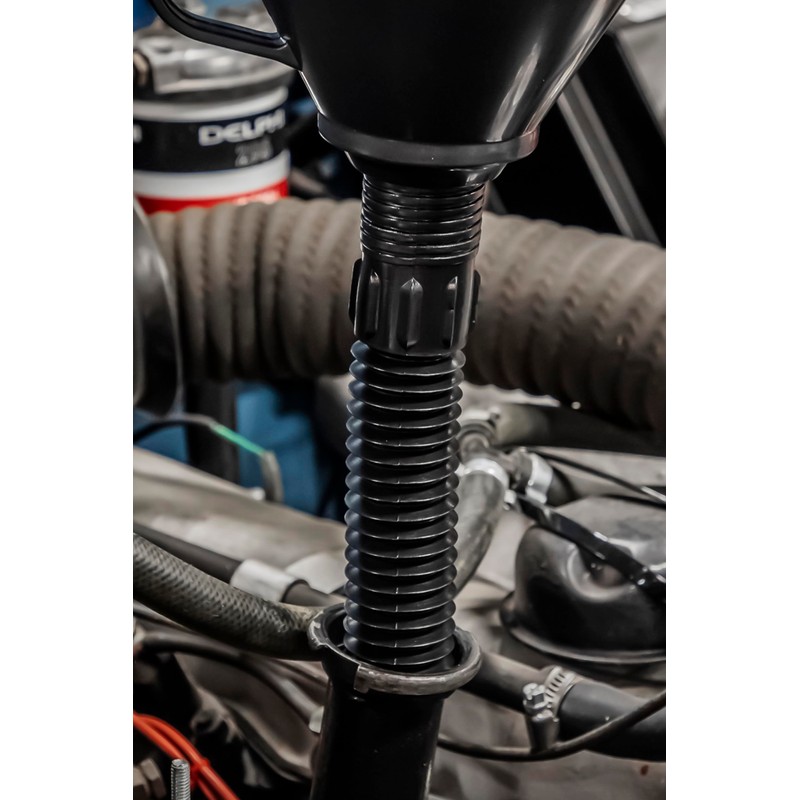 Sealey F6 Funnel With Flexible Spout And Filter 160Mm