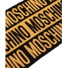 Moschino women wool scarf black - yellow