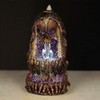 Puckator Skull Crystal Cave LED Backflow Incense Burner - Home