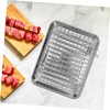Alipis Stainless Steel Baking Pan Set Racks Roasting Baking Oil-draining