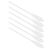 6Pcs Acrylic Large Sinking Floats Fishing Accessory Ecofriendly Transparent White(20g