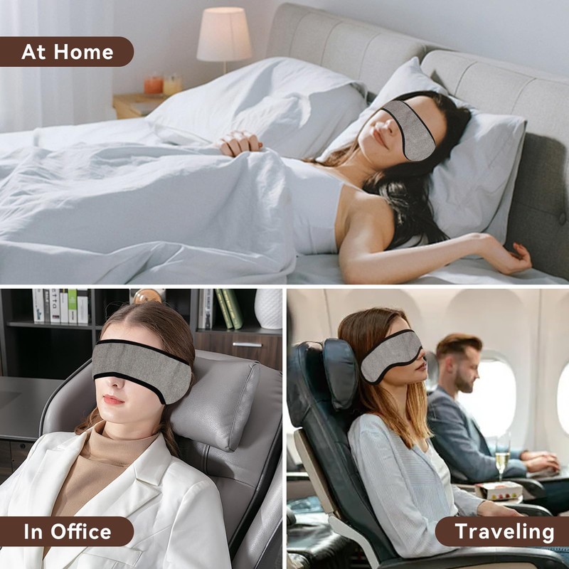 Soundproof Sleep Earmuff Headband, Sleeping Noise Cancelling Ear Wrap Ear