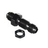 8AN Male Flare Straight Bulkhead Fitting Adapter with 8AN Nut