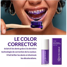 V34 Zahnpasta Serum, V34 Serum, Zahnaufhellung, Zahnfarbkorrektur, Zahnaufhellung, Farbkorrekturserum, für empfindliche Zähne, minute smile