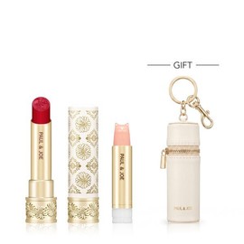 Special Versailles Glow Shine On Lipstick Cat Lip Balm Refill Set (+Lipstick Pouch Keyring) 18. My Little Secret / 기획 베르사유 글로우 샤인 온 립스틱 고양이 립밤 리필 세트 (+립스틱 파우치 키링 ) 18. 마이 리틀 시크릿