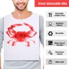 iplusmile Pack of 100 Disposable Apron Lobster Bibs in Restaurant