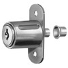 Sliding Door Lock, Nickel, Key Different