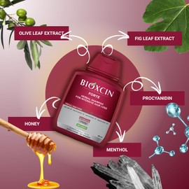 Hair Loss Shampoo Daily Care Treatment for Men &Women, Sensitive Scalp Formula Herbal Shampoo for Hair Growth, Complete Care Thickening & Nourishing Conditioner Intensive Hair Loss 300ml Red