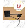 Peasulin Banana Hanger Hook, Under Cabinet Double Hook Holder for