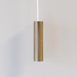 Knurled Cord Pull Weight, Decorative Light Fixture and Blind Accessory with Textured Grip (Antique Brass)