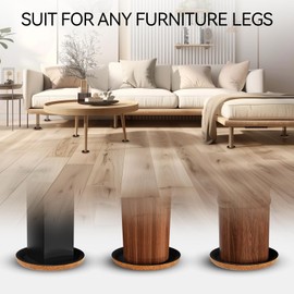 YSD Felt Furniture Sliders for Hardwood Floors-8-Pack 3.5” Gliding Floor Protectors,Reusable Furniture Movers with Unique Grip Design for Couches,Tables Chairs-Scratch Prevention for Tile & Laminate