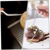 Ciieeo 3pcs Stainless Steel Food Tweezers Precision Kitchen Tongs for