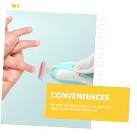 SAFIGLE 18pcs Nail File Replacement Pads Electric Nail Trimmer Accessories for Safe Gentle Lightweight Portable Design for Easy Use