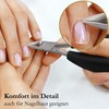 ROBBX® Professional Nail Clipper for Strong Toenails and Fingernails, Soft