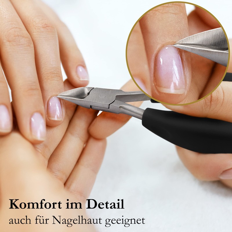 ROBBX® Professional Nail Clipper for Strong Toenails and Fingernails, Soft