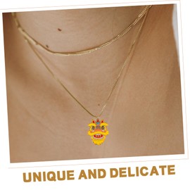 DOITOOL 2sets Dragon Pendant Charms for DIY Necklace Making Women Pendant Charms Durable Dragon Necklaces Unique Craft Supplies for Jewelry Making 10pcs*2