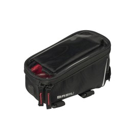 Basil Unisex's Sport Design Top Tube Frame Cycle Bag, Black, 1 Litre