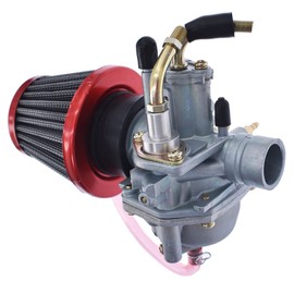 WFLNHB Carburetor Replacement for E-TON RXL70 ATV 2-Stroke Quad Four Carb with Air Filter