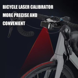 Handlebar Laser Aligner for Bicycles, Bike Seat Calibrator Bike Tool,Bicycle Handlebar Laser Aligner Seat Center Adjuster Measurement Tool, Aligning Indicator Tool