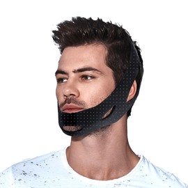 CPAP Chin Strap,Anti Snore Chin Strap for CPAP Users, Snore Stopper with Adjustable Velcro,Chin Strap for Sleeping, Simple and Effective Stop Snoring Solution