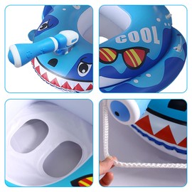 Swimming ring baby swimming ring swimming aid baby, ride on a pirate ship, pool toy, children's summer party leisure raft decoration