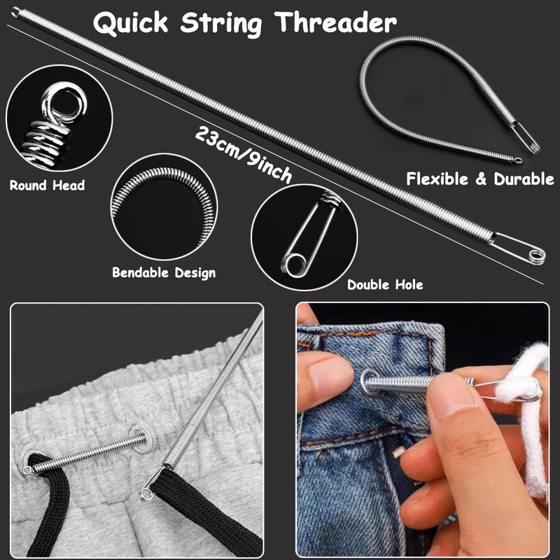 12 Pcs 66 Inches XL Drawstring Cords Replacement Extra Long