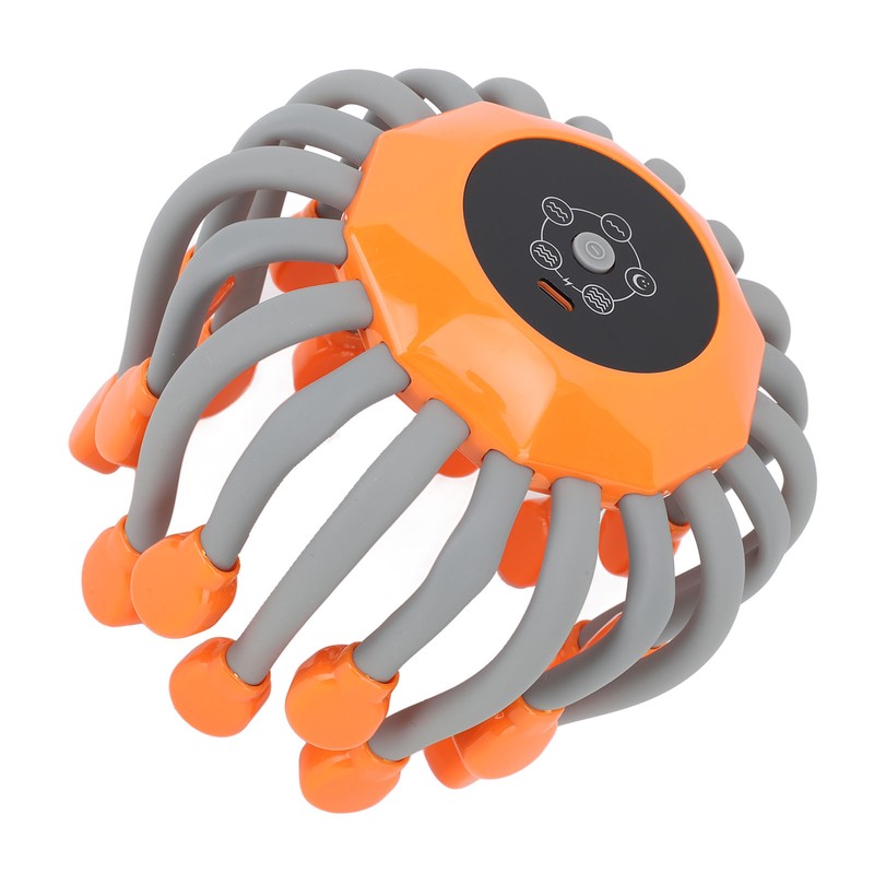 Electronic Claw Head Massager Intelligent Musical Sound Red Ray Decompression