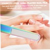 IWOWHERO 6pcs Nail Shaping Files Natural and Artificial Nail Smoothing