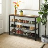 VASAGLE 4 Tier Shoe Rack, Shoe Organizer for Closet, Entryway,