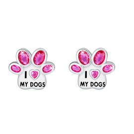 Micory Women's Earrings 925 Sterling Silver with 5A Cubic Zirconia Stud Earrings Jewellery Valentine's Day Mother's Day Birthday Gifts for Her Women Girlfriend, Cubic Zirconia, Cubic Zirconia