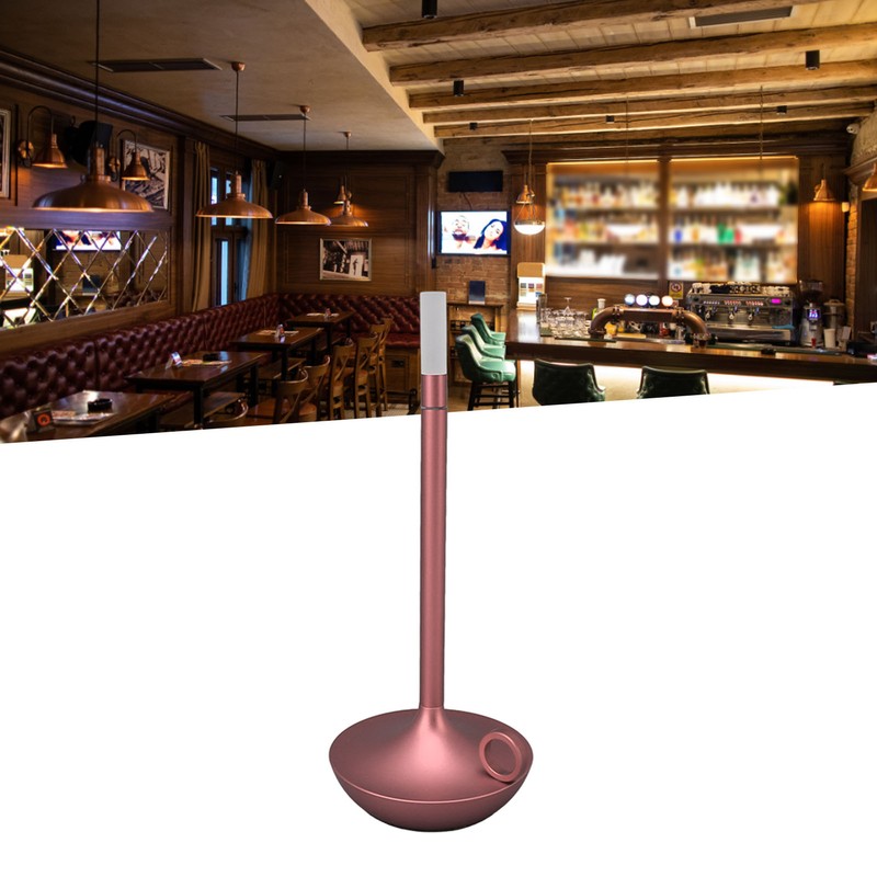 Cordless Table Lamp Innovative Candle Shape 3 Levels Brightness Dimmable
