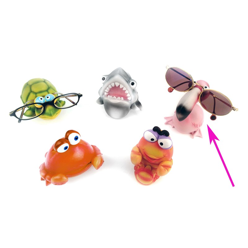 By Bers Glasses Holder Die _Vogel-Design Hand-Painted Animal Real Funny