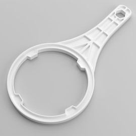 Criez Heavy Duty Water Filter Wrench for 2.5x10 & 2.5x20 Inch Cartridges - 3.5 inch Max Grip Fits RO System, Under Sink Filter & Slim Housings - Durable ABS Plastic Tool with Anti-Slip Teeth