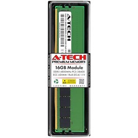 A-Tech 16GB RAM Replacement for Micron MTC10C1084S1EC48BA1 | DDR5 4800MHz PC5-38400E EC4 UDIMM 1Rx8 1.1V 288-Pin ECC Unbuffered Server Memory Module (MTC10C1084S1EC48BA1-ATC)