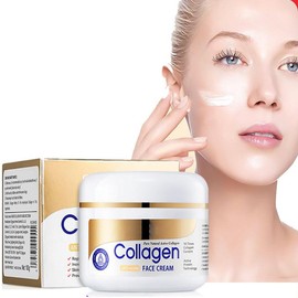 ZQUKAMZ Collagen Anti-Wrinkle Night Cream for Face with Collagen and Sea Minerals-Anti Aging, Nourishing and Moisturizer Face Cream Day Care Cream 100g