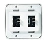 RV Designer S533, Contoured Wall Switch, Includes Base and Bezel,