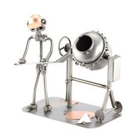 Steelman24 I Nuts and bolts sculpture Builder I Handmade ornaments I Made in Germany I I Metal figurine