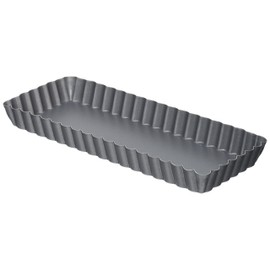Tiger Crown Tart Gray 3.9 x 9.7 x 0.9 inches (99 x 247 x 23 mm), Albride, Separate Tart Rectangle, Aluminum, 2 Fluorine Coats, Bottom Removal Type 5252