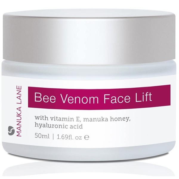 Natural Bee Venom Face Lift Treatment Cream with Active Manuka Honey, Shea, Cocoa Butter, and Jojoba – Nature’s Most Powerful Solution!